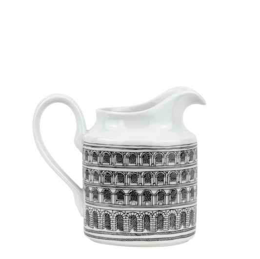 Fornasetti Milk Jug Architettura Black & White - Milk Concept Boutique