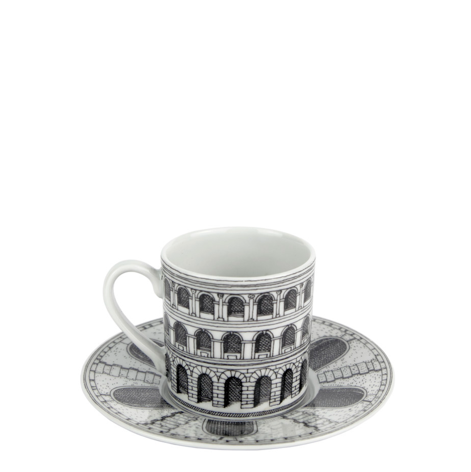 Fornasetti Coffee Cup Architettura Black & Whtie - Milk Concept Boutique