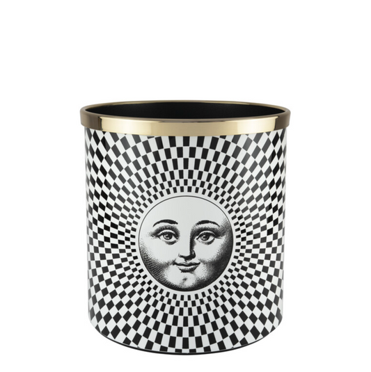 Fornasetti Paper Basket Solecentrismo Black & White - Milk Concept Boutique