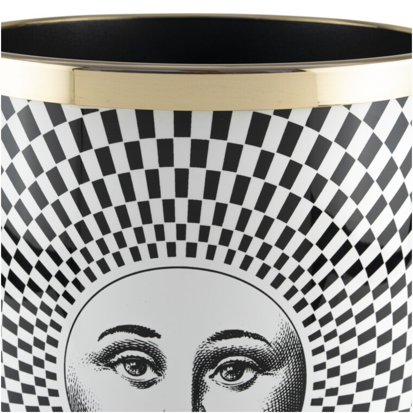 Fornasetti Paper Basket Solecentrismo Black & White - Milk Concept Boutique