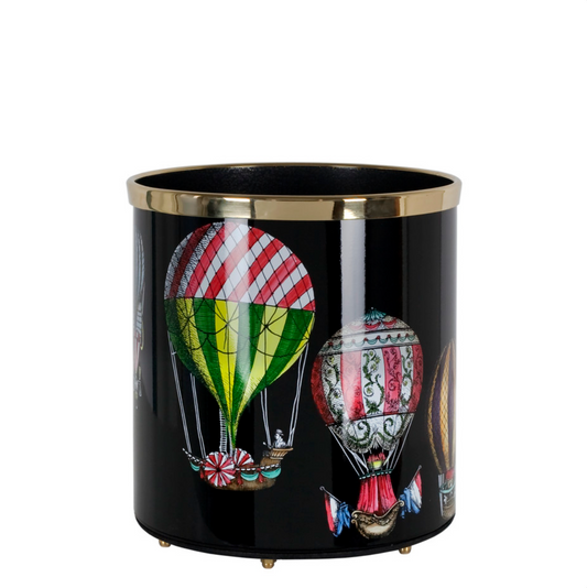 Fornasetti Paper Basket Palloni colour/black - Milk Concept Boutique