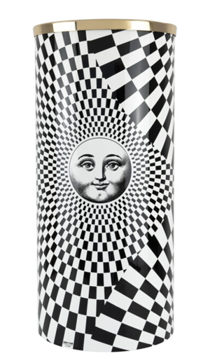 Fornasetti Umbrella Stand Solecentrismo Black & White - Milk Concept Boutique