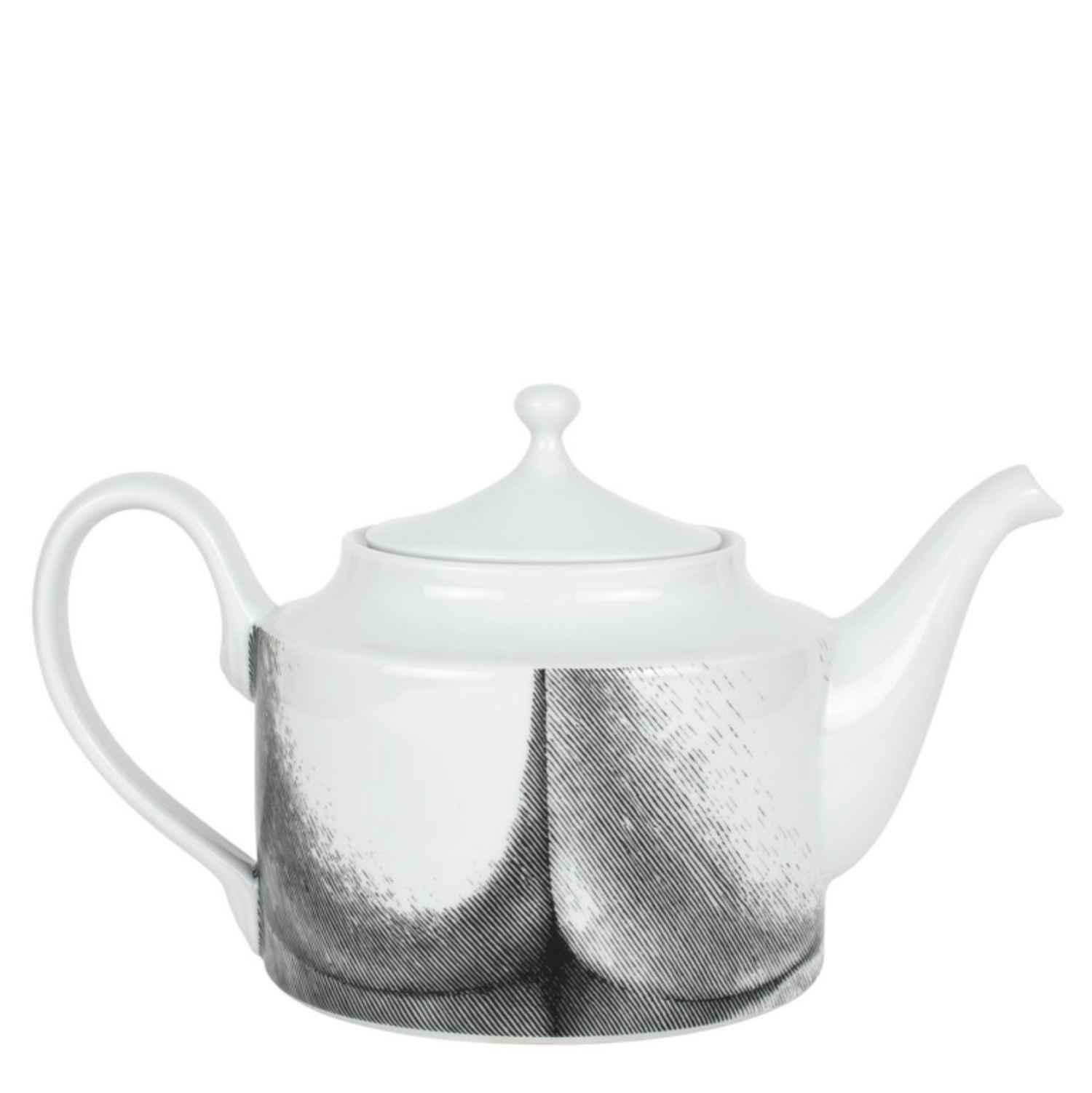 Fornasetti Teapot Fronte Retro Black & White - Milk Concept Boutique