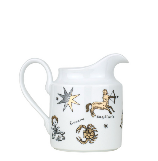 Fornasetti Milk Jug Astronomici Black & White & Gold - Milk Concept Boutique