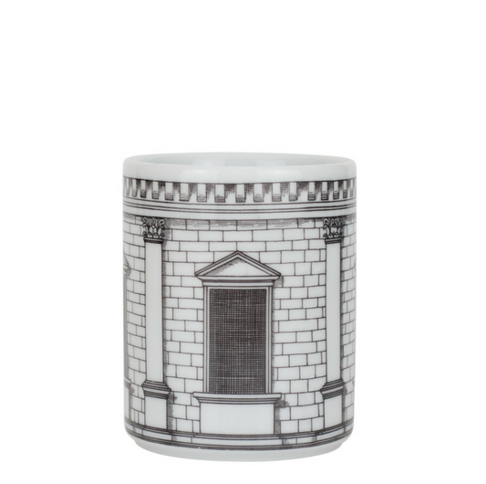 Fornasetti Pencil holder Architettura black & white - Milk Concept Boutique