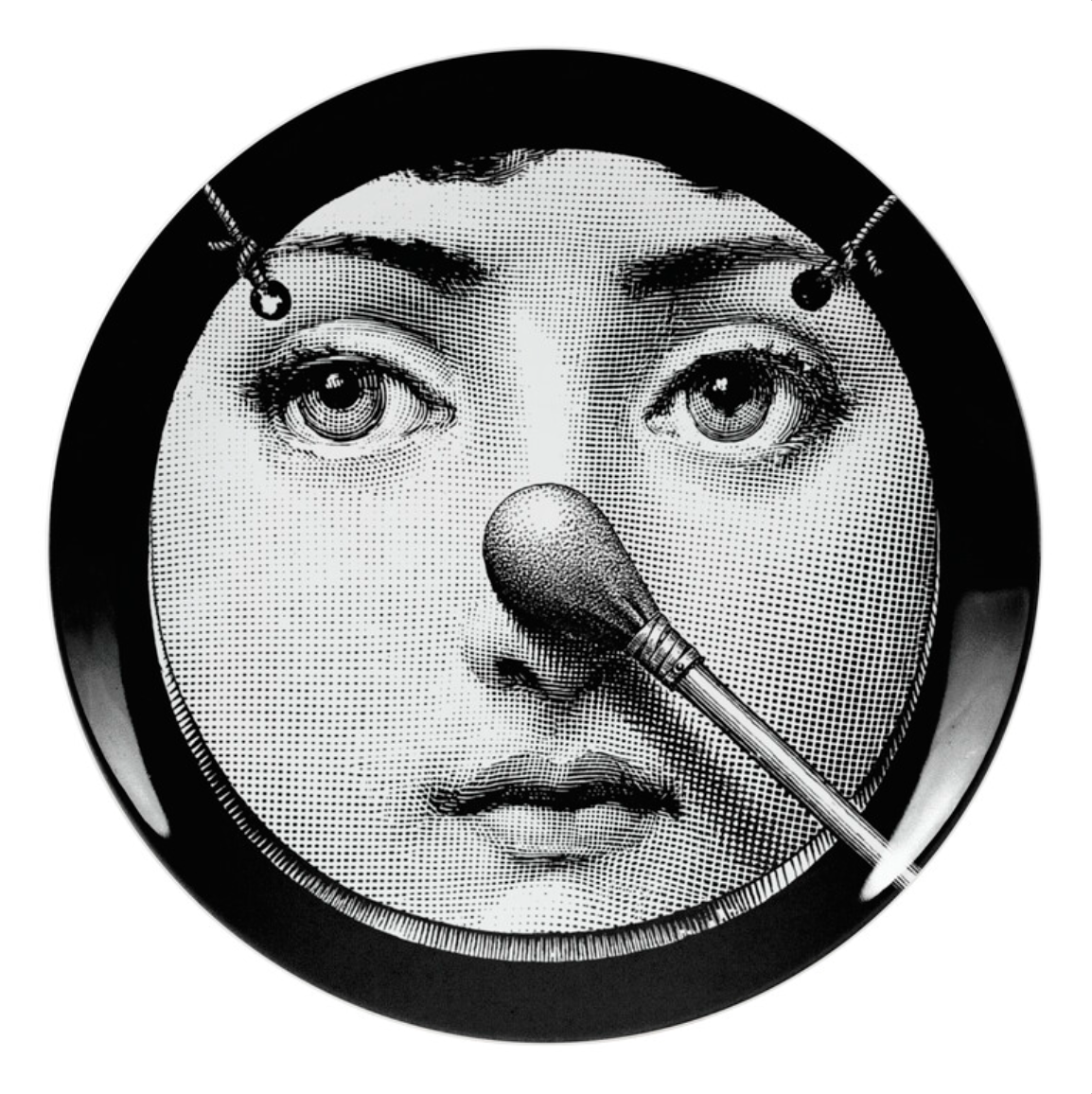 Fornasetti  Wall Plate T&V 161 - Milk Concept Boutique