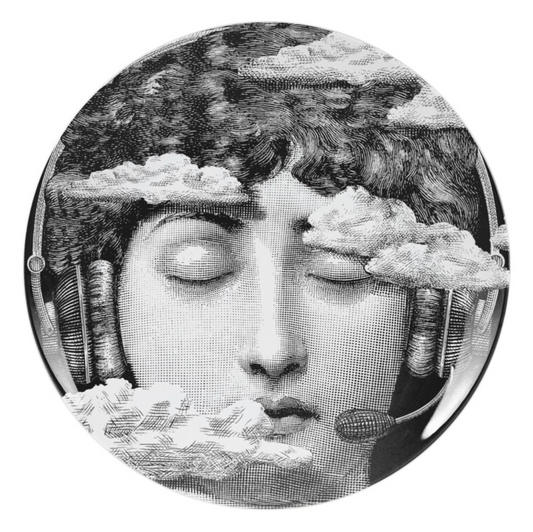 Fornasetti  Wall Plate T&V 402 - Milk Concept Boutique