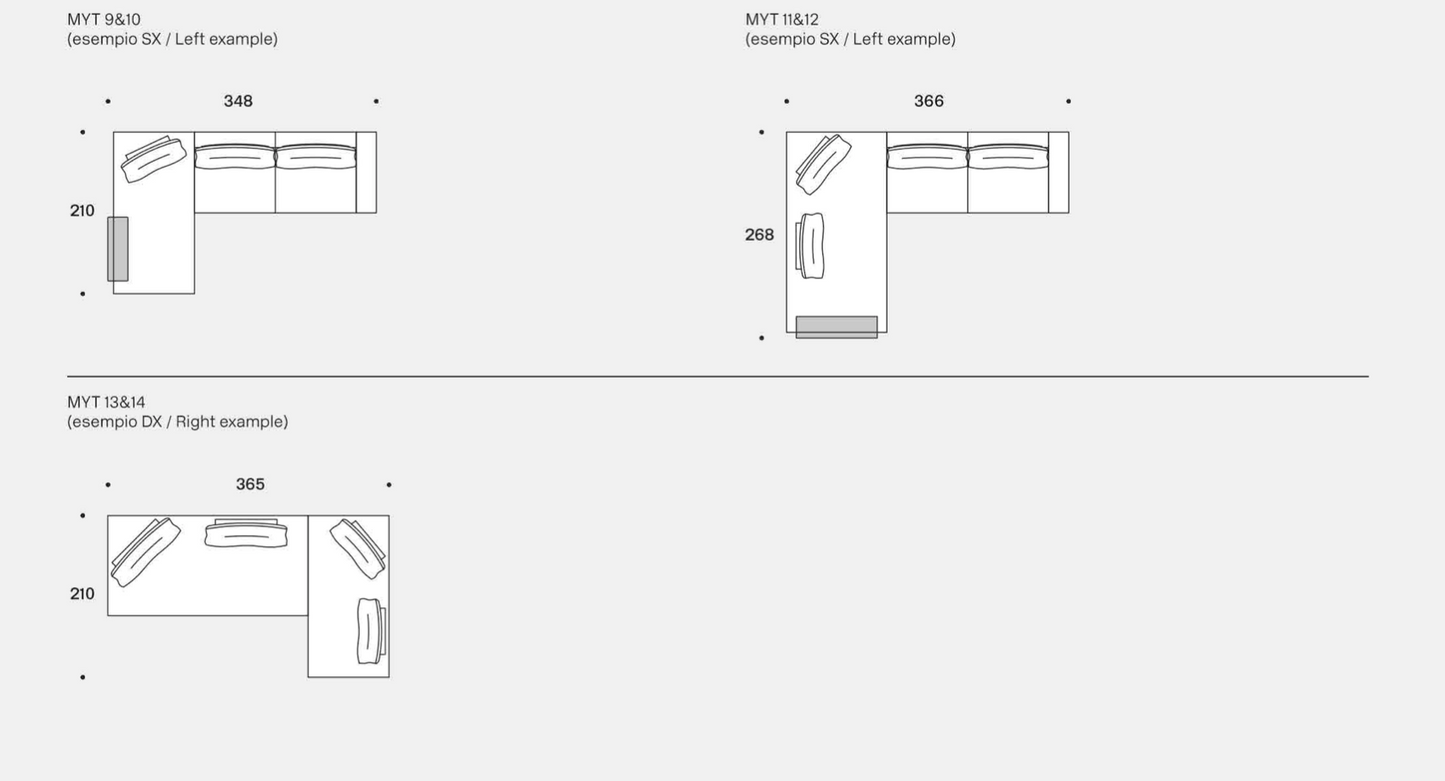 My Taos Sofa by Saba Italia - Milk Concept Boutique