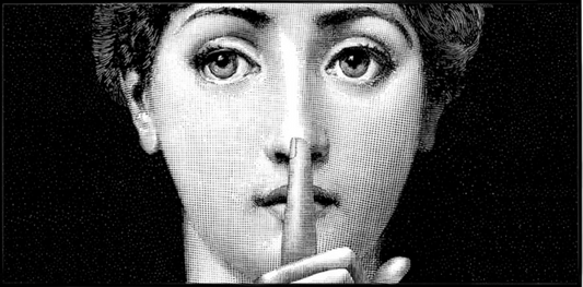 Fornasetti Panel Silenzio - Milk Concept Boutique