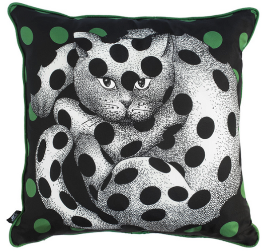 Fornasetti Silk Cushion High Fidelity 45x45cm - Milk Concept Boutique