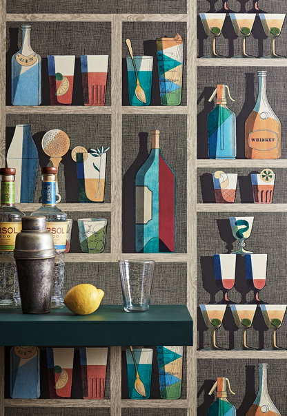 COCKTAILS Wallpaper sample - Milk Concept Boutique