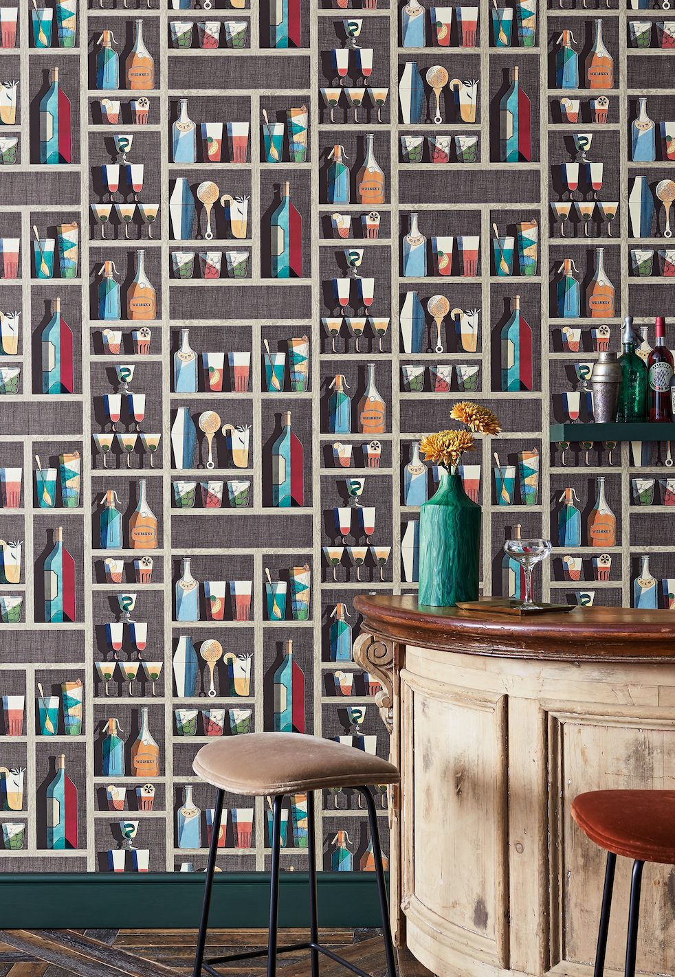 COCKTAILS Wallpaper - Milk Concept Boutique