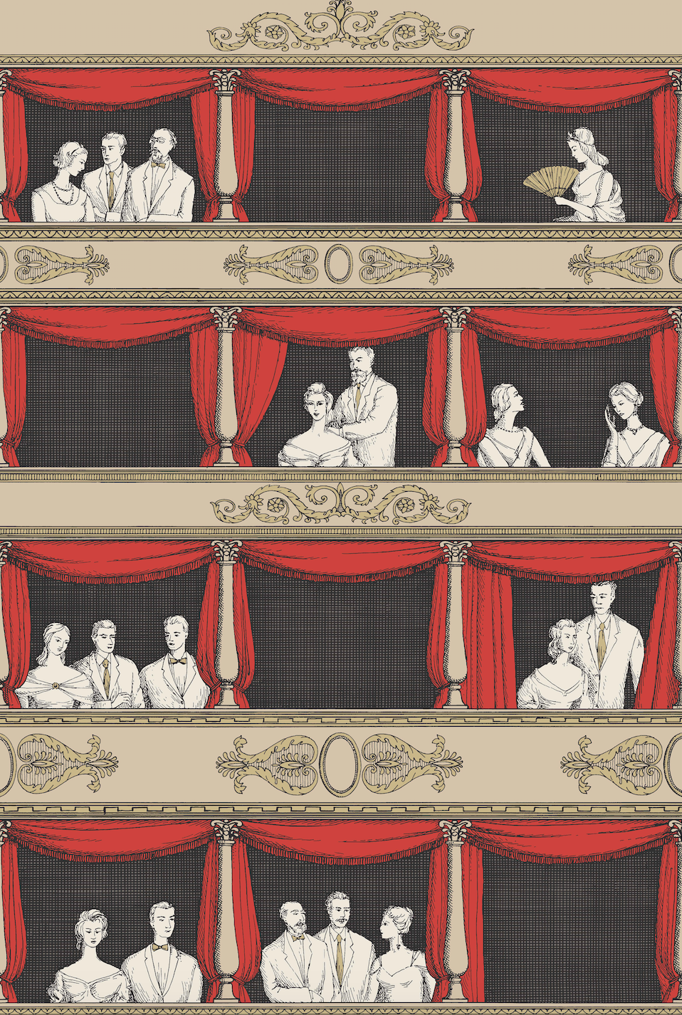 TEATRO Wallpaper sample - Milk Concept Boutique