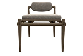 Interlock Dressing Chair by Andre' Fu Living - Milk Concept Boutique