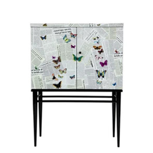 Fornasetti Raised small sideboard Ultime Notizie colour - Milk Concept Boutique