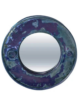 Oil Drum Mirror, Blue - Milk Concept Boutique