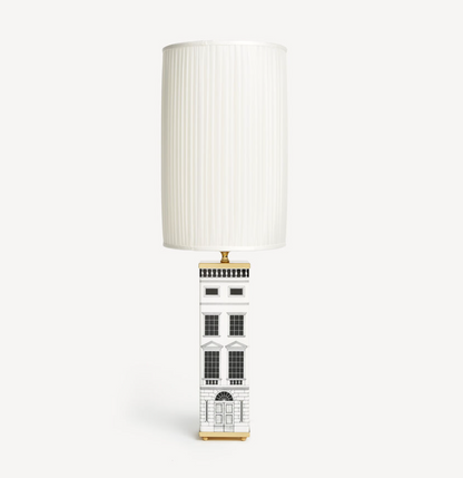 Fornasetti Silk pleated lampshade, white - Milk Concept Boutique