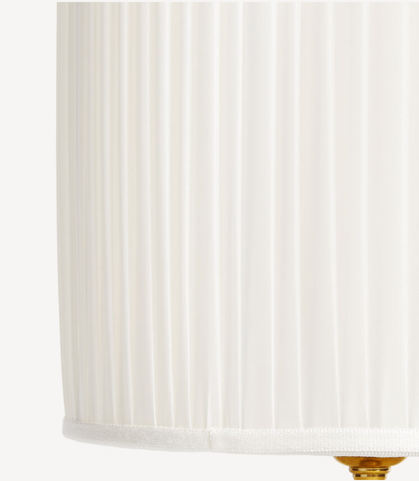 Fornasetti Silk pleated lampshade, white - Milk Concept Boutique