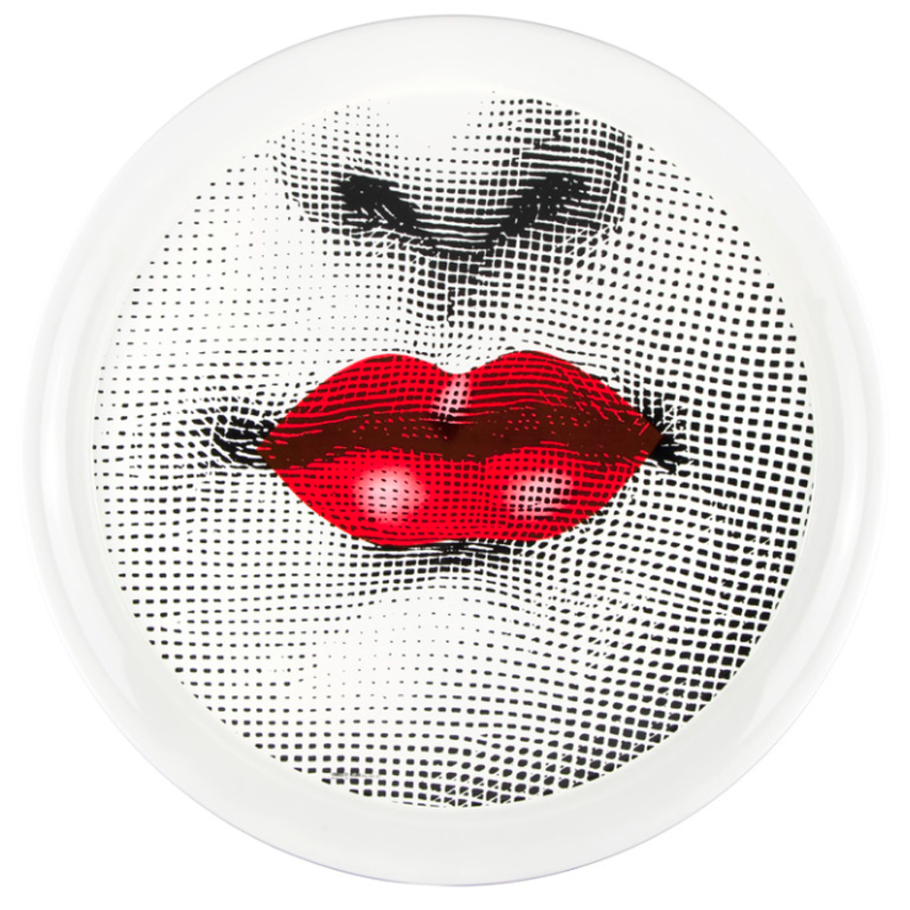 Fornasetti Tray ø60 Bocca colour - Milk Concept Boutique