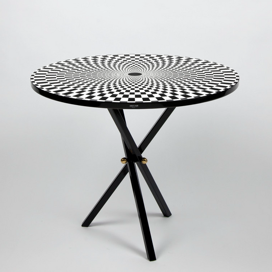 Fornasetti Coffee table top ø60cm - Egocentrismo - Milk Concept Boutique