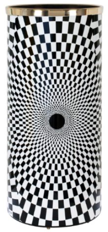 Fornasetti Umbrella Stand Egocentrismo Black & White - Milk Concept Boutique