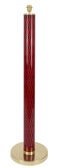 Fornasetti floor lamp losanghe black&red - Milk Concept Boutique