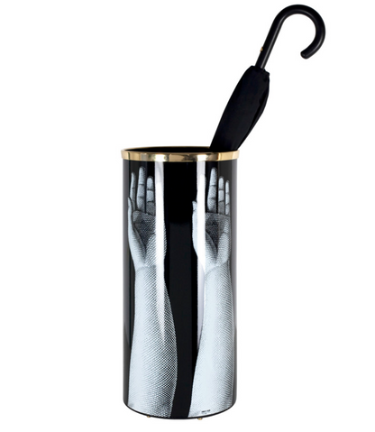 Fornasetti Umbrella Stand Casa con Colonne Black/white - Milk Concept Boutique