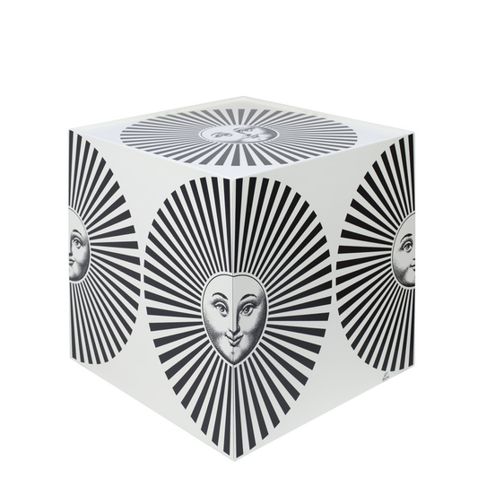 Fornasetti Cube with drawer Sole raggiante black/white - Milk Concept Boutique