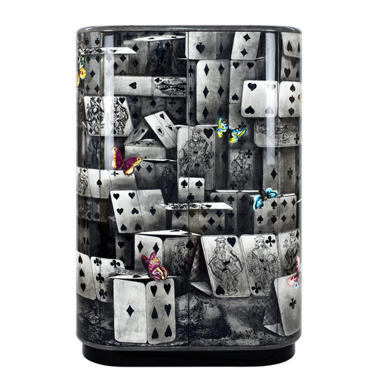 Fornasetti Curved cabinet Notturno colour - Milk Concept Boutique