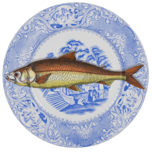 Fornasetti plate from the set Piscibus n°2 colour - Milk Concept Boutique