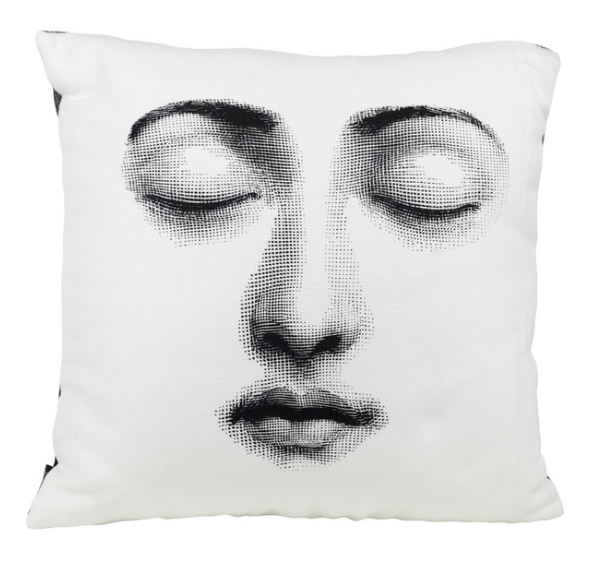 Fornasetti Cushion Silenzio 40x40cm - Milk Concept Boutique