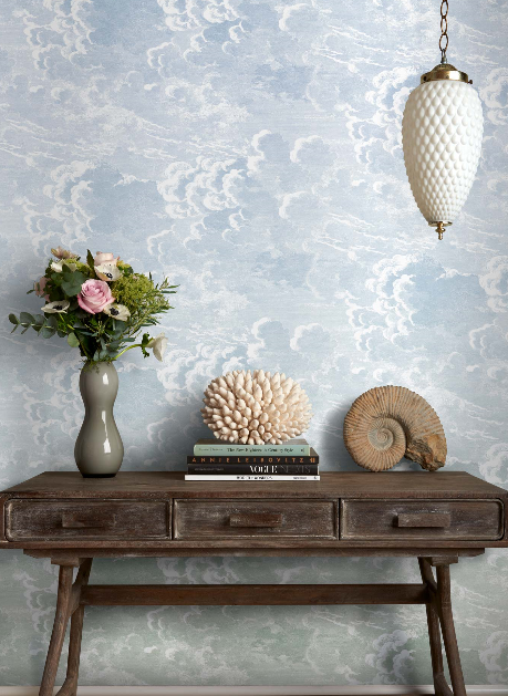 NUVOLE AL TRAMONTO Wallpaper sample - Milk Concept Boutique