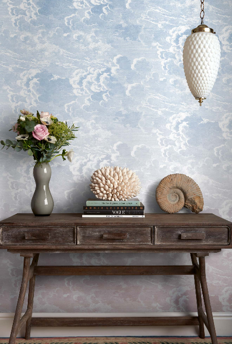 NUVOLE AL TRAMONTO Wallpaper sample - Milk Concept Boutique