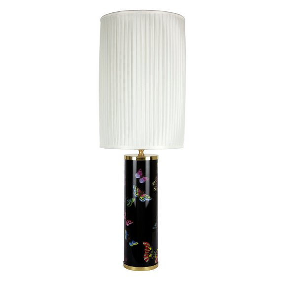 Fornasetti Silk pleated lampshade, white - Milk Concept Boutique