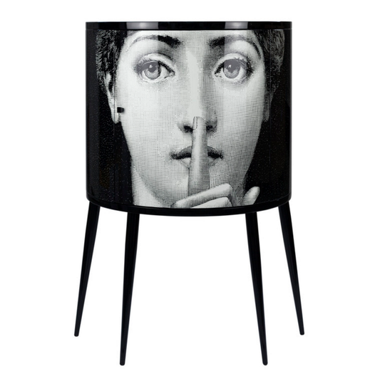 Fornasetti Consolle Silenzio black/white - Milk Concept Boutique