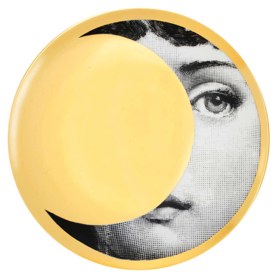 Fornasetti Wall Plate T&V 39 Gold - Milk Concept Boutique