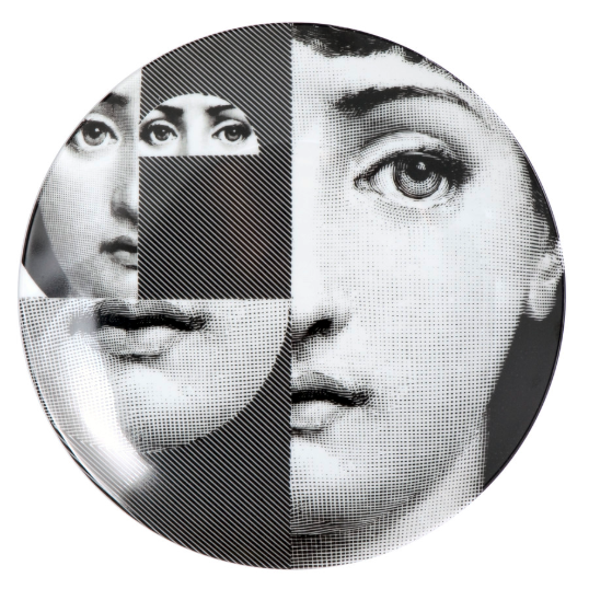 Fornasetti Wall Plate T&V 230 - Milk Concept Boutique