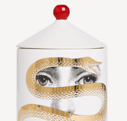 Fornasetti SE POI Scented candle - Décor Peccato Originale - Fragrance Frutto Proibito - Milk Concept Boutique